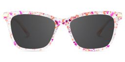 Eliot Rectangle Pink Glasses0