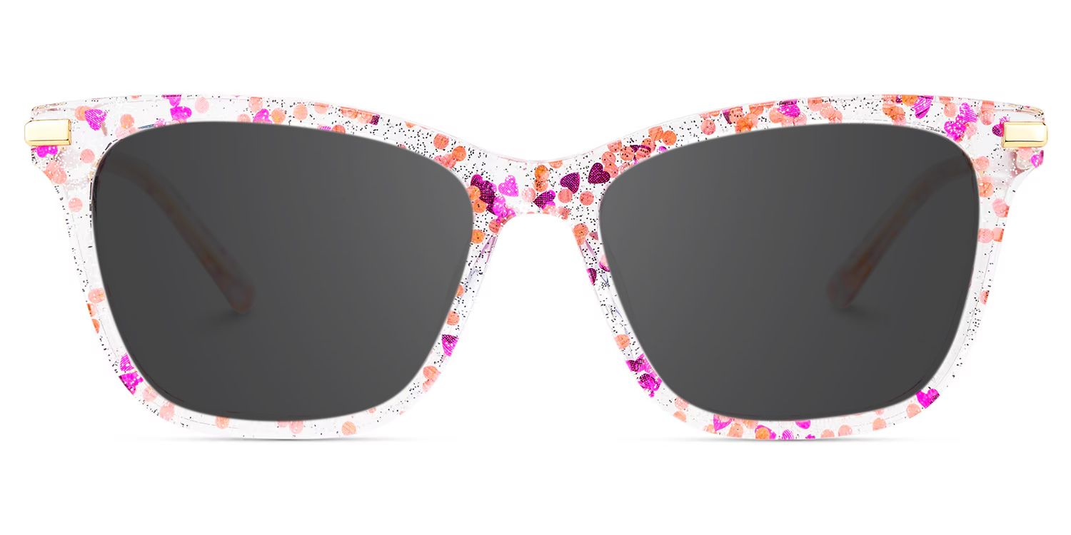 Eliot Rectangle Eyewear with Pink0