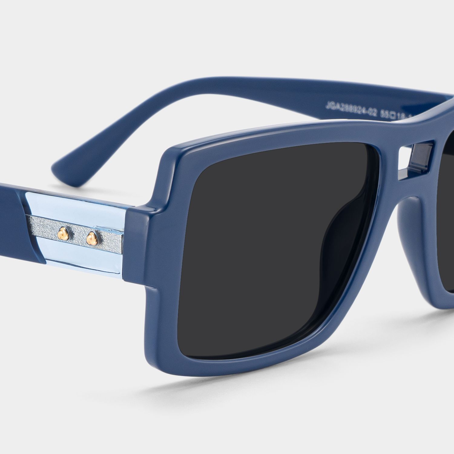 Blue Nora Aviator Eyeglass Frame for Women | ZEELOOL4