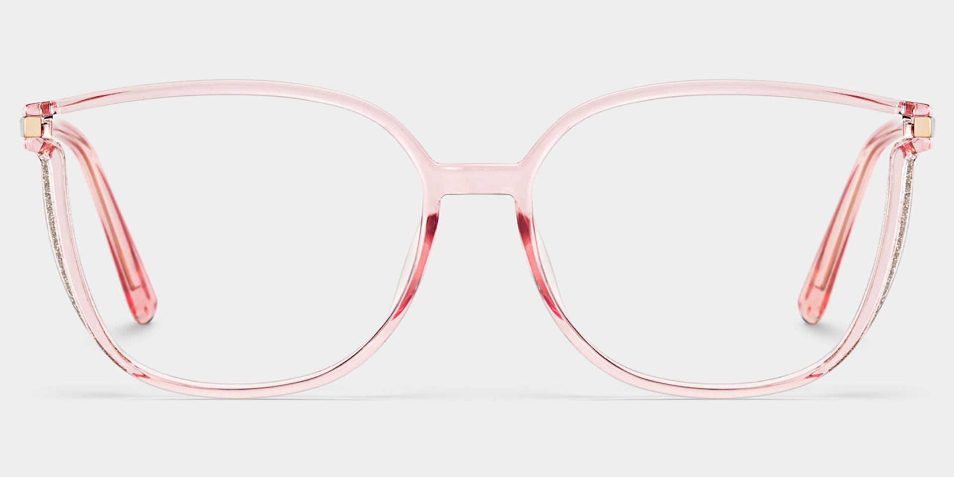 Rodz Light Pink Square Frame Glasses | Zeelool1