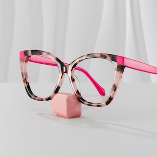 Kira Butterfly Pink Tortoise Glasses0