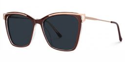 Krystle Square Red Glasses1