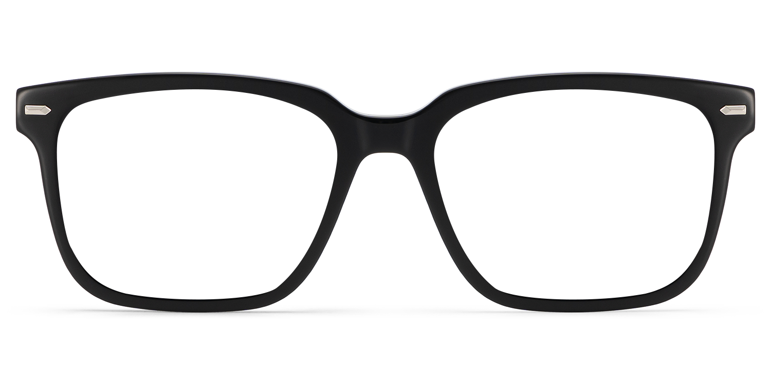 George Rectangle Style Black Frame Sunglasses | ZEELOOL