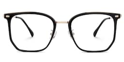 Roque Geometric Black Glasses0