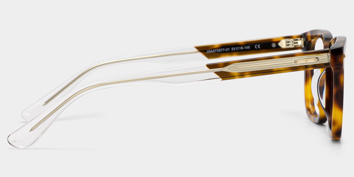 George Tortoise Rectangle Glasses for Men | ZEELOOL