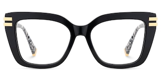 Cardozo Square Black Glasses1