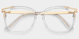 Sidibe Square Clear Glasses1