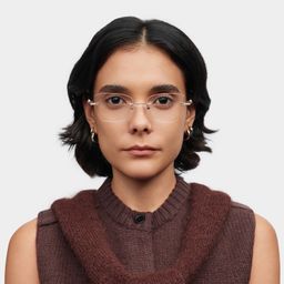 Seth Rectangle Rose Gold Glasses3