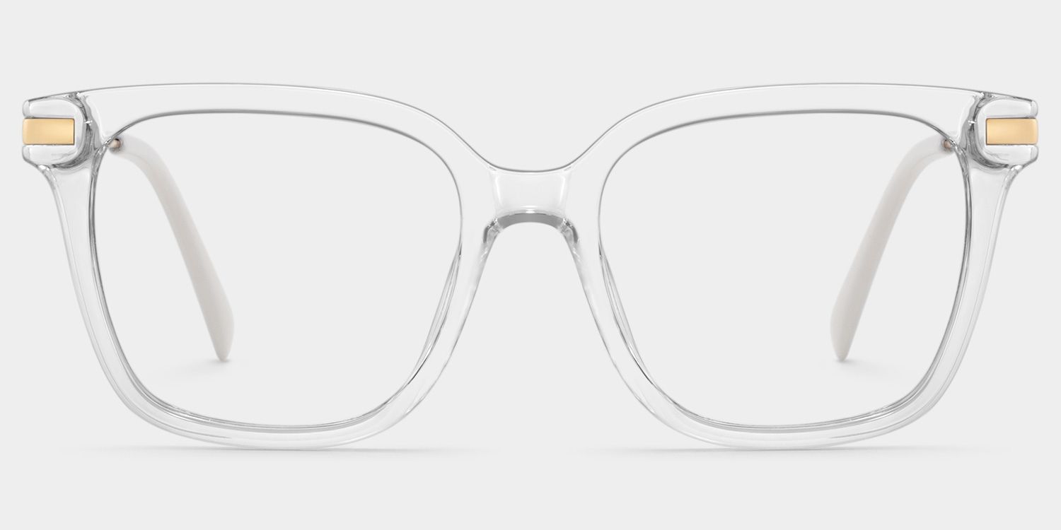 Jacqui Square Clear Frame Glasses for Women and Men | ZEELOOL2