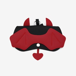 Black Red Little Devil Eyeglasses Bag With Hook3