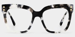 Minguela Gray-Tortoise Square Glasses0