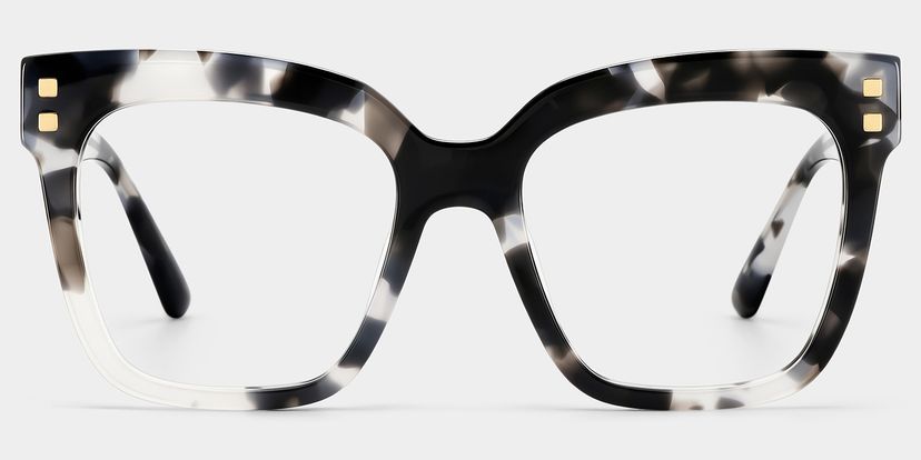 Minguela Gray-Tortoise Square Glasses