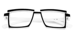 Zephyr Rectangle Black Glasses2