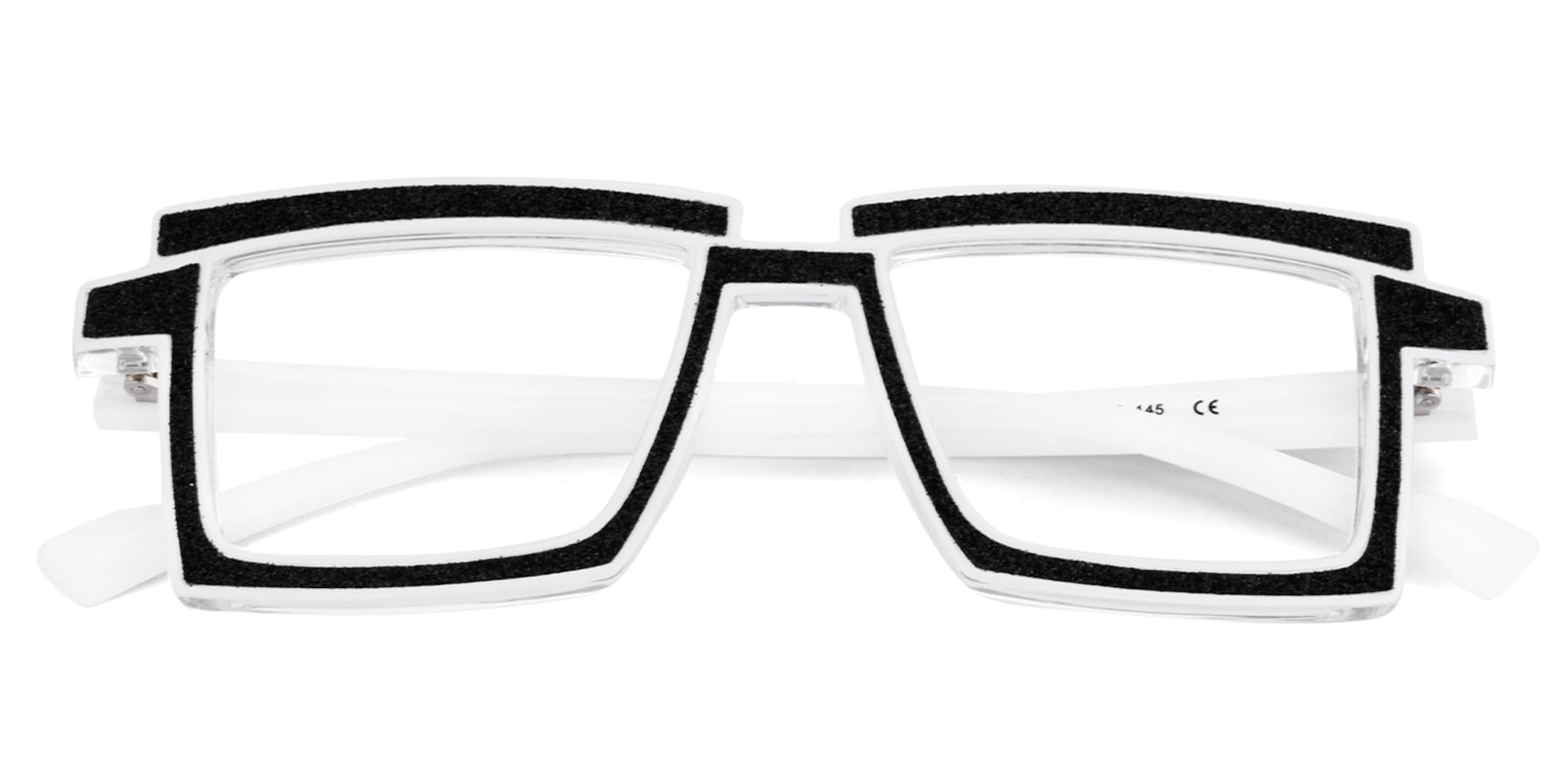 Rectangle Wire Frame Glasses With Black Color2