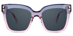 Minguela Square Gray Pink Sunglasses0
