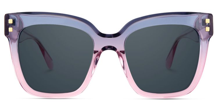 Minguela Square Gray Pink Sunglasses