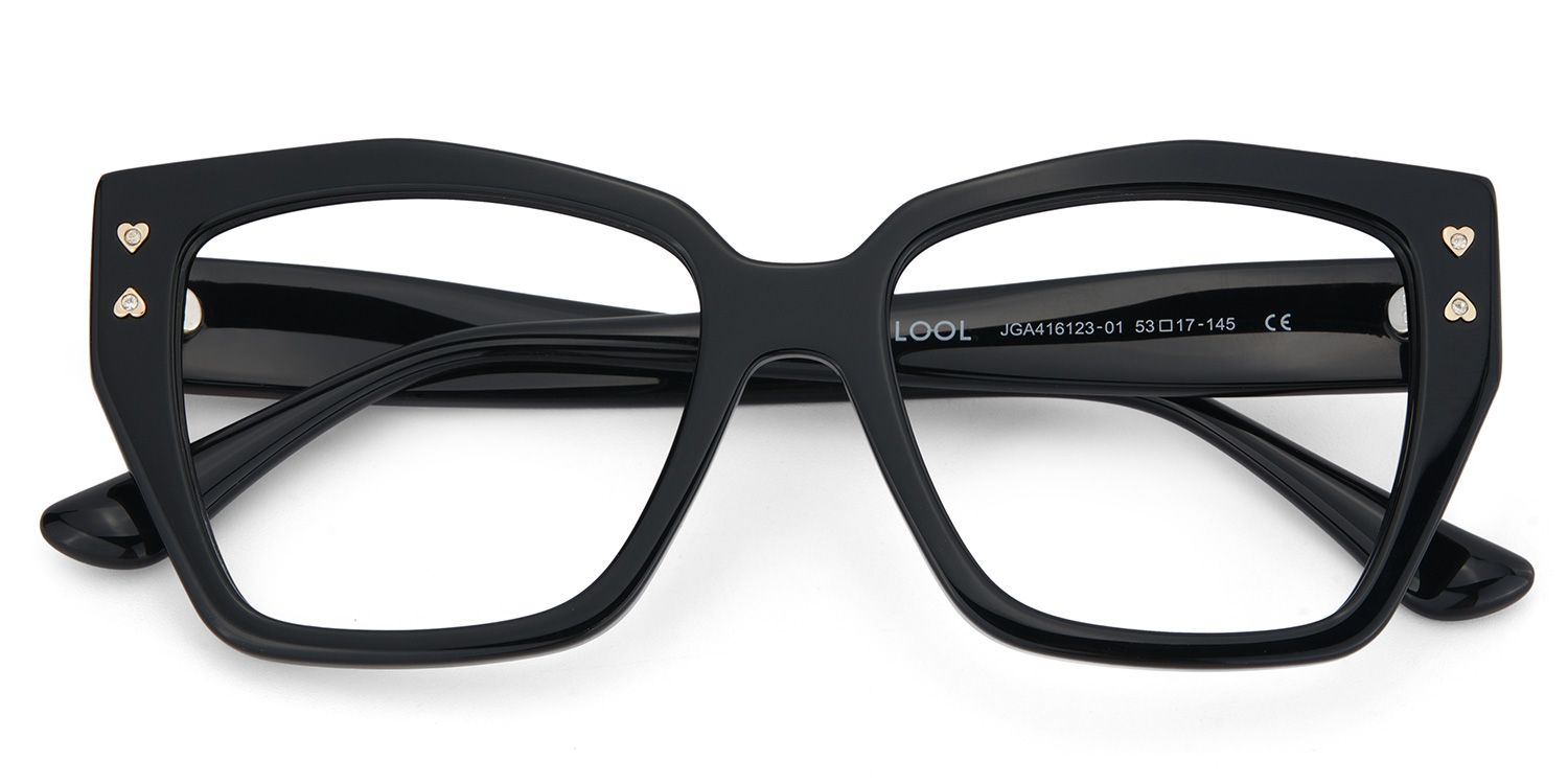Jemia Butterfly Black Frame Eyeglasses for Women | Zeelool2