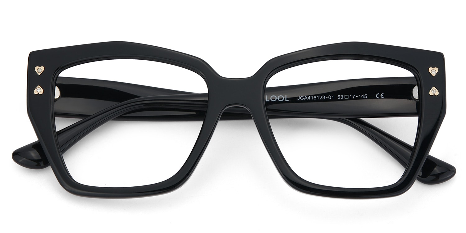 Jemia Butterfly Black Glasses2