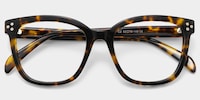 Scarlett Square Tortoise Glasses1