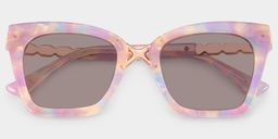 Darlyn Cateye Pink Glasses1