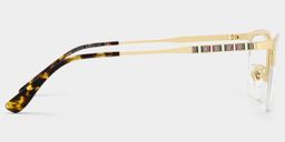 Peyton Gold Browline Glasses4