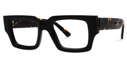Garza Rectangle Tortoise Glasses1