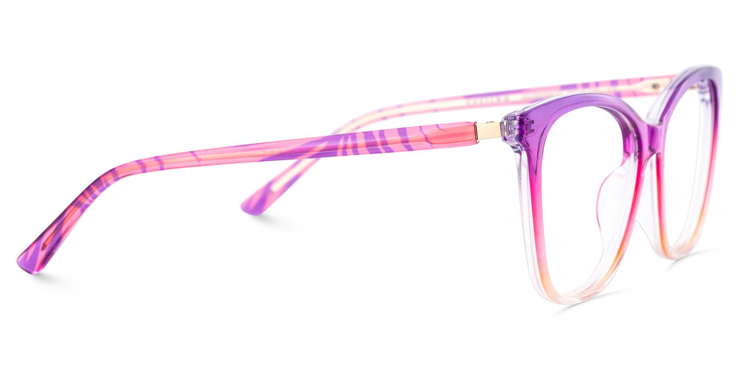 Gage Butterfly Purple Color Frame Glasses for Women | Zeelool4
