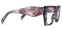 Sileidy Geometric Purple-Floral Glasses2
