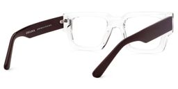 Garza Rectangle Clear Glasses3