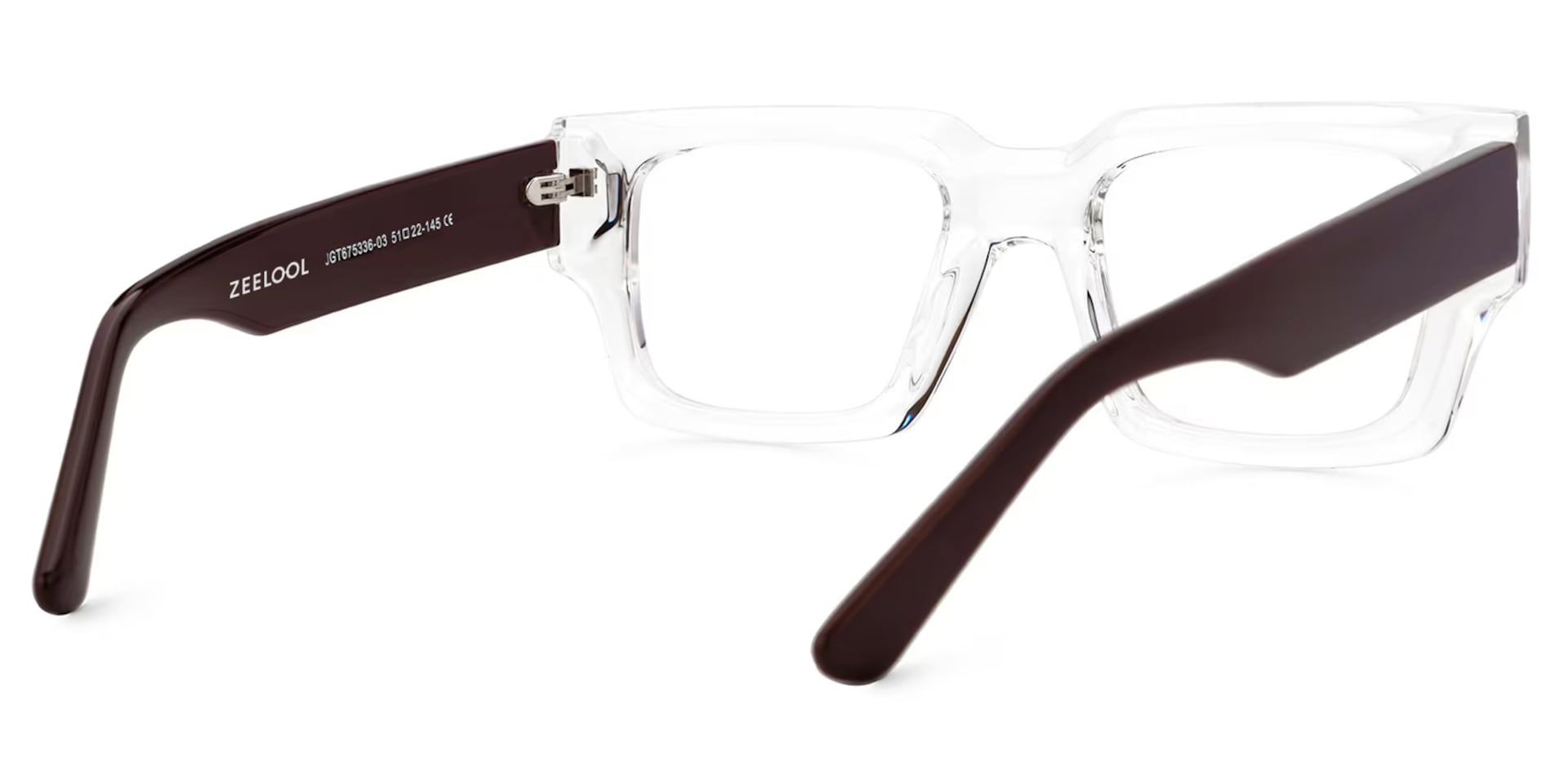 Crystal TR90 Rectangle Eyeglasses- Garza3
