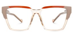 Crozier Square Beige Glasses0