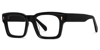 Herman Rectangle Black Glasses1