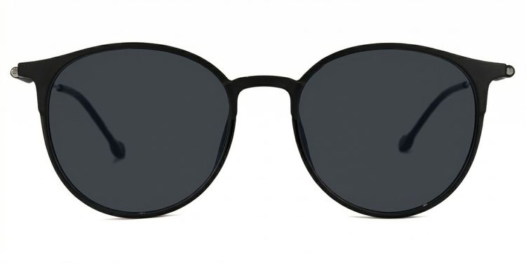 Gamble Round Black Glasses