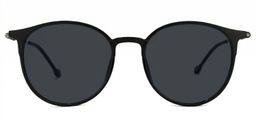 Gamble Black Round Sunglasses0