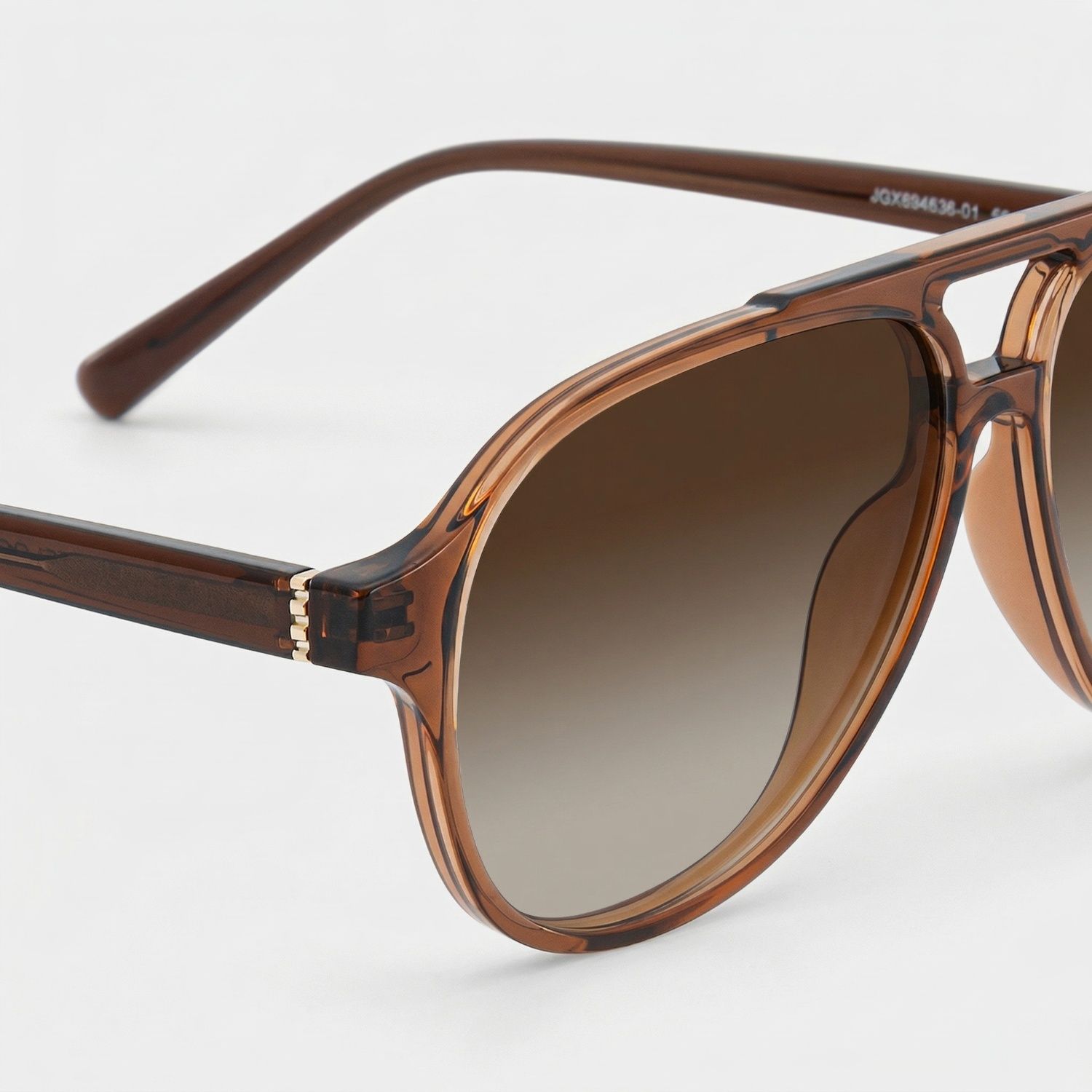 Drew Aviator Brown Sunglasses for Women & Men | ZEELOOL4
