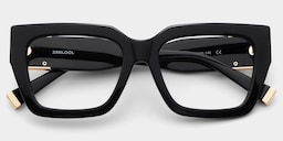 Maddox Square Black Glasses3