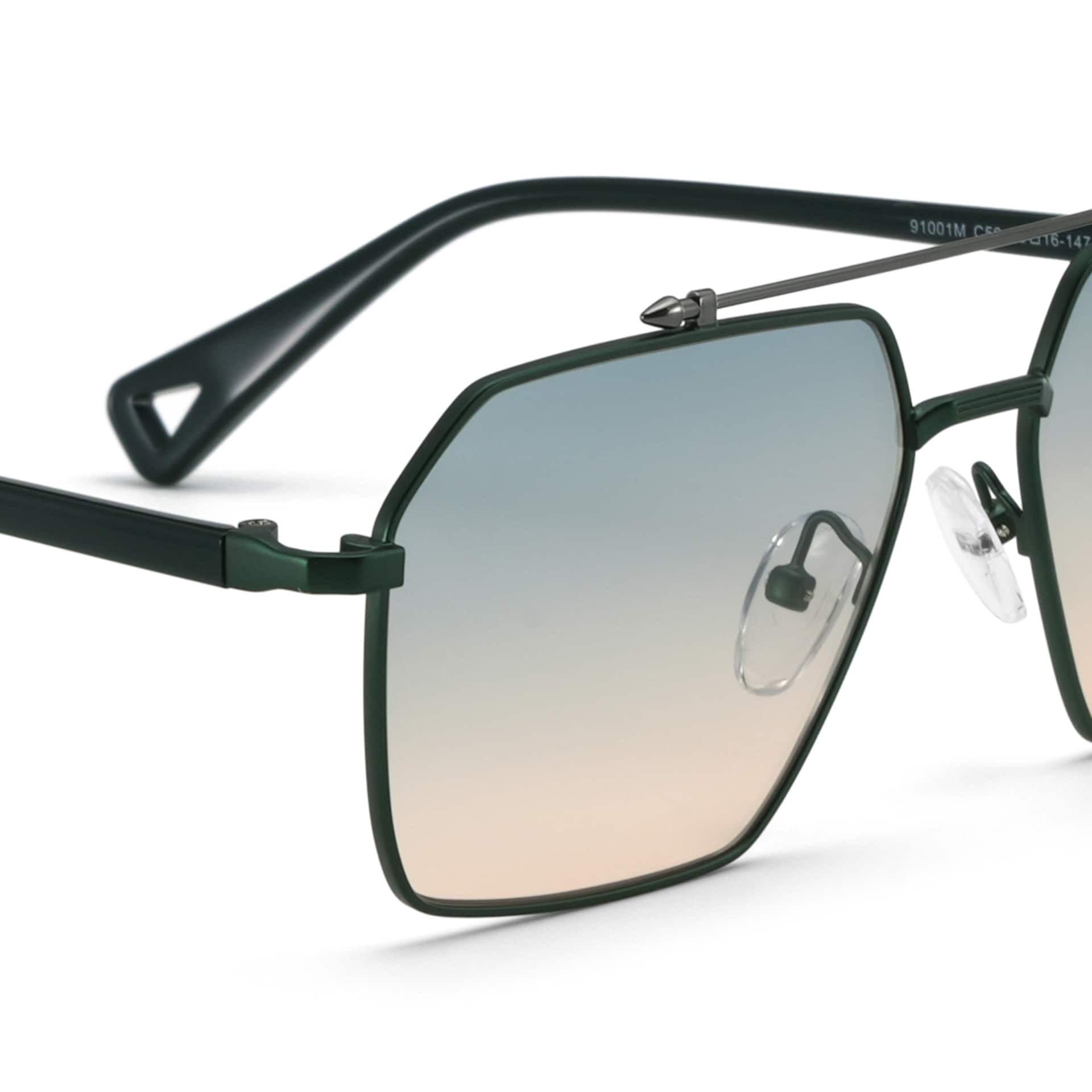 Casablanca Green Aviator Sunglasses Online | Zeelool5