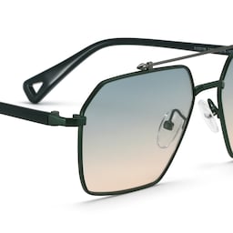 Casablanca Aviator Green Sunglasses5