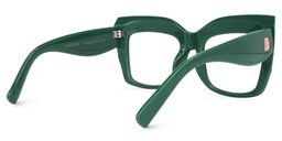Alberta Green Square Glasses3