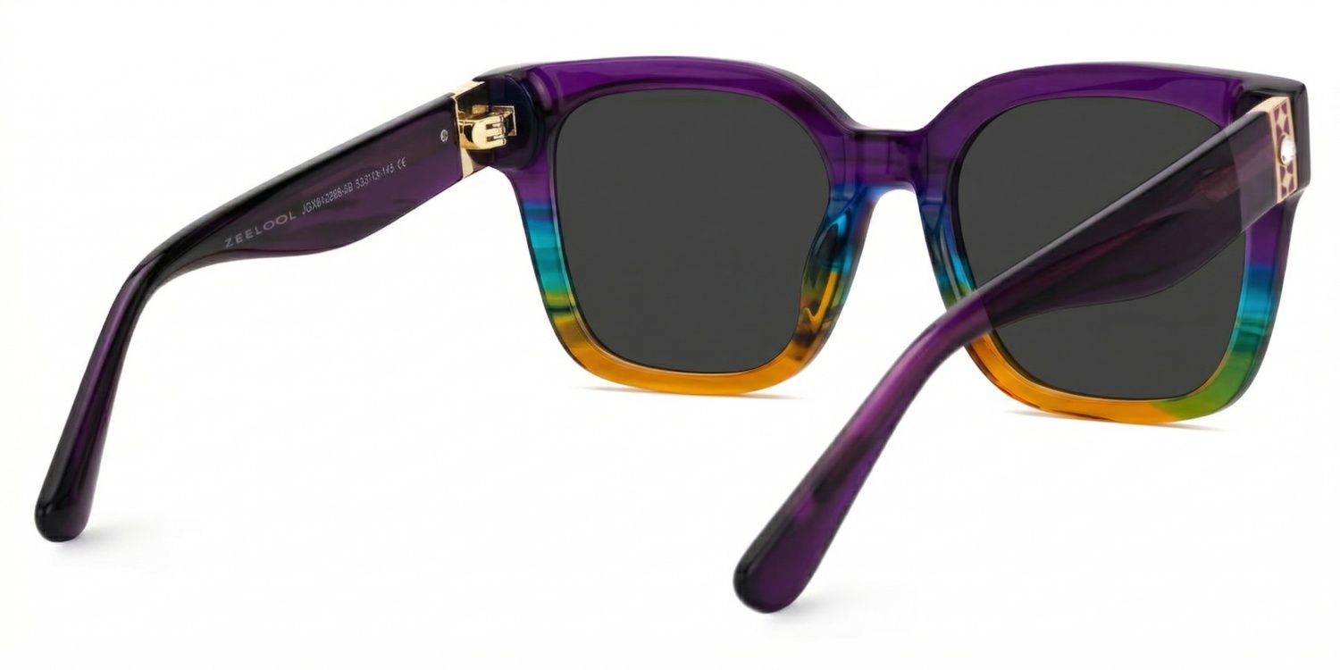 Scicluna Square Multicolor Prescription Sunglasses | ZEELOOL3