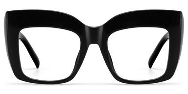 Alberta Cat Eye Black Glasses