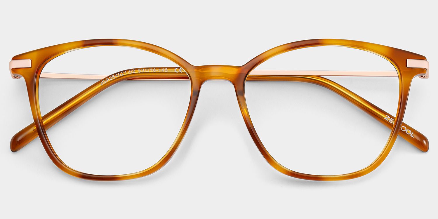 Jessica Tortoiseshell Cat Eye Glasses Frames in Acetate Material | ZEELOOL2