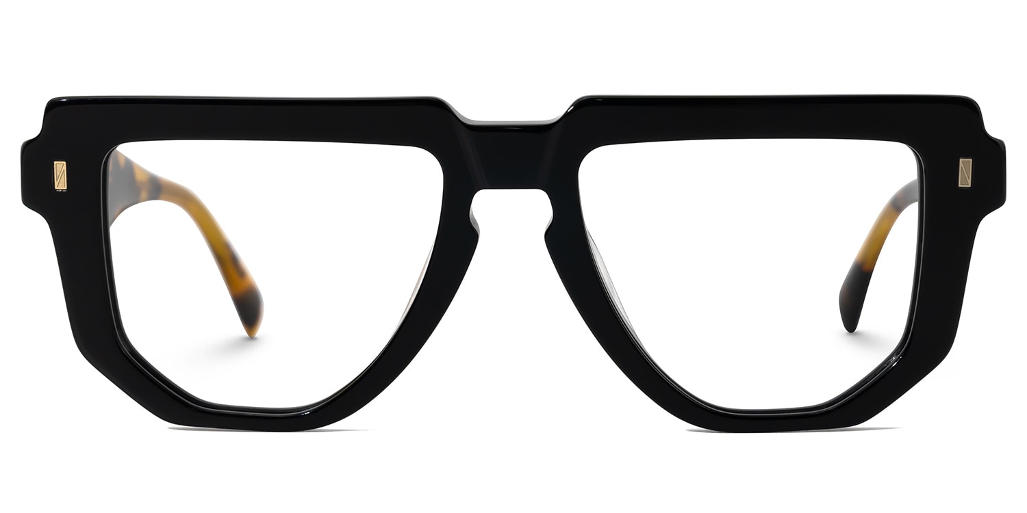 Gabriella Aviator Black Glasses0