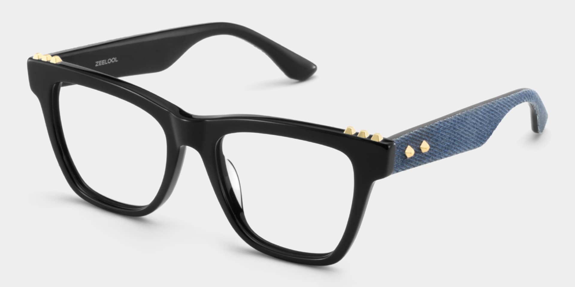 Soren Square Black Frame Eyeglasses for Woman| ZEELOOL3