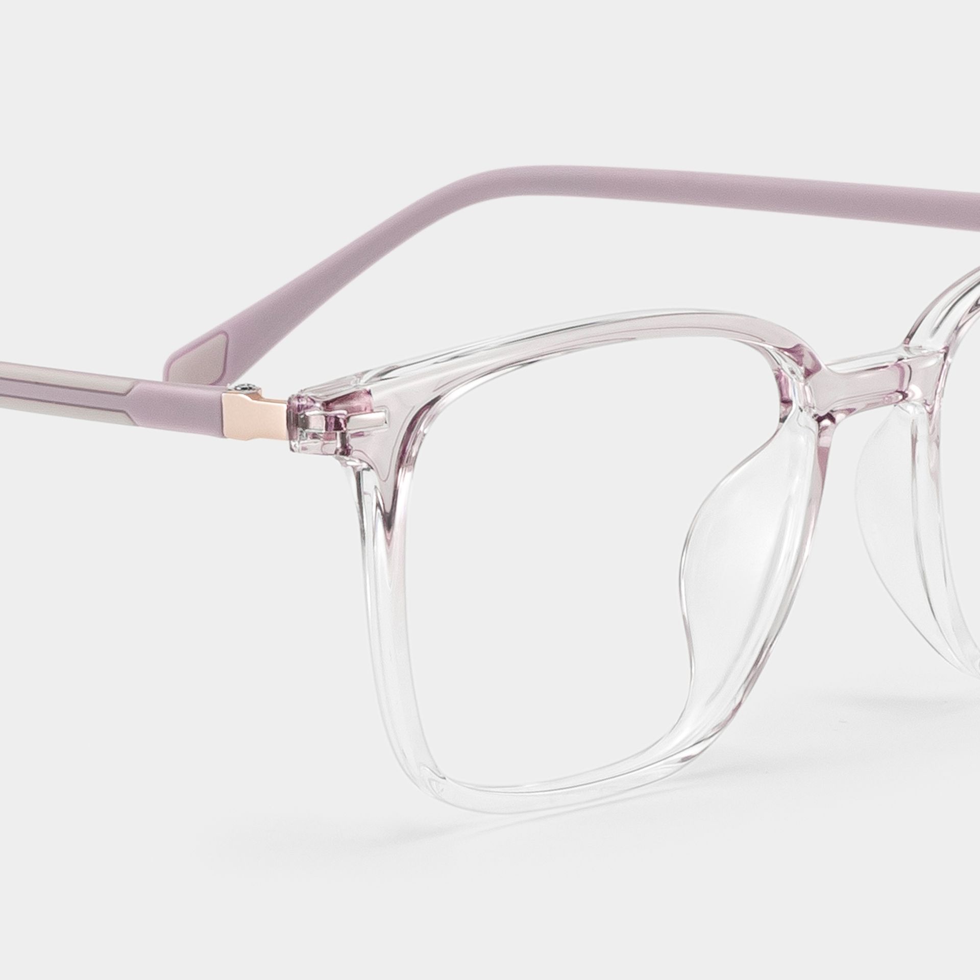 Charles Pink Square Frame Glasses for Women | ZEELOOL5