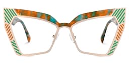 Chrishana Butterfly Orange-Tortoise Glasses0
