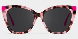 Kira Butterfly Pink Tortoise Glasses0