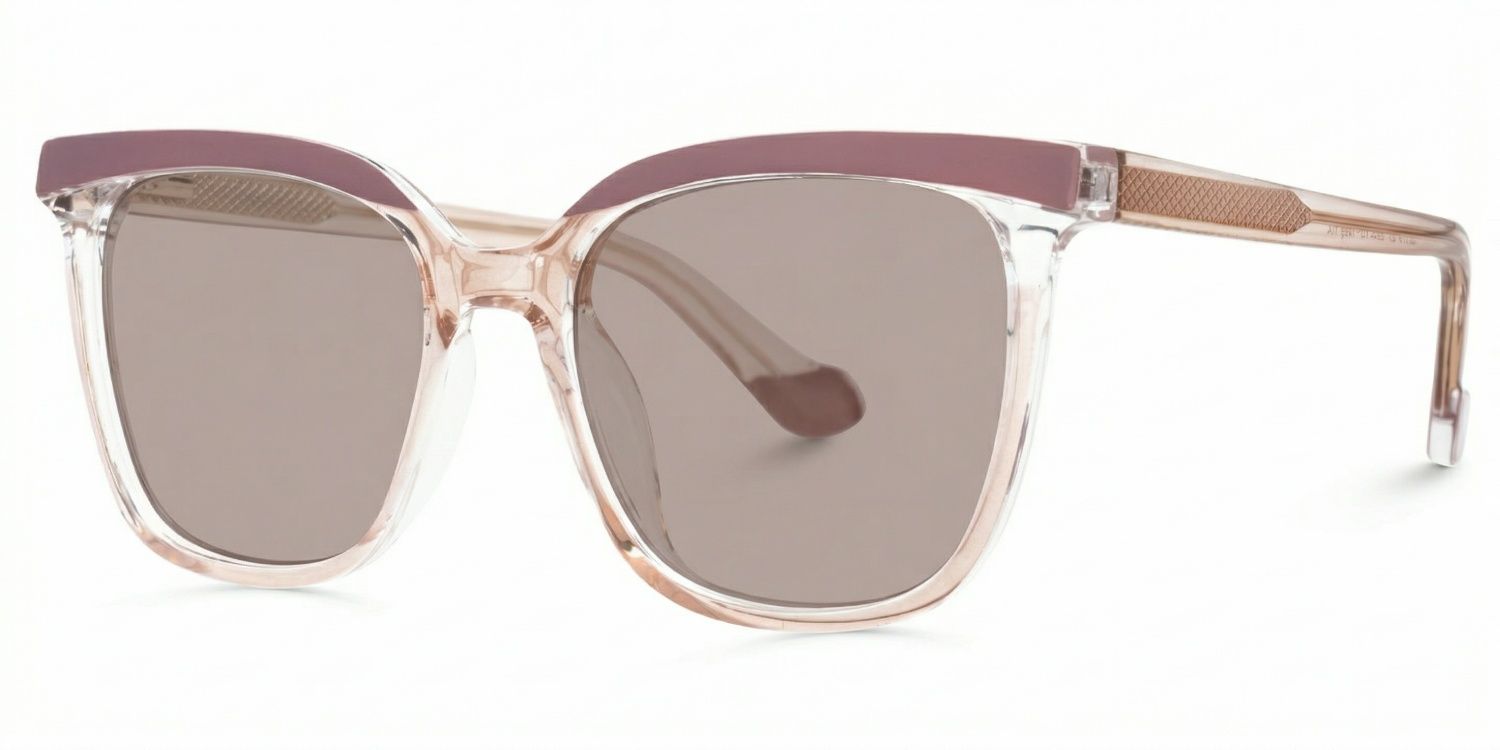 Square Tawana Purple Glasses deals -Zeelool Glasses1