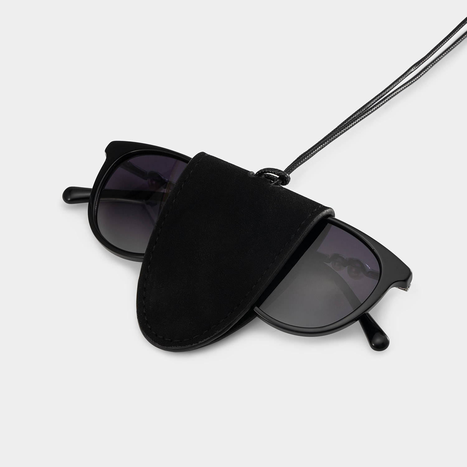Magnetic Sunglasses Eyeglasses Black Strap2
