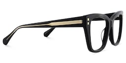 Tessia Square Black Glasses4